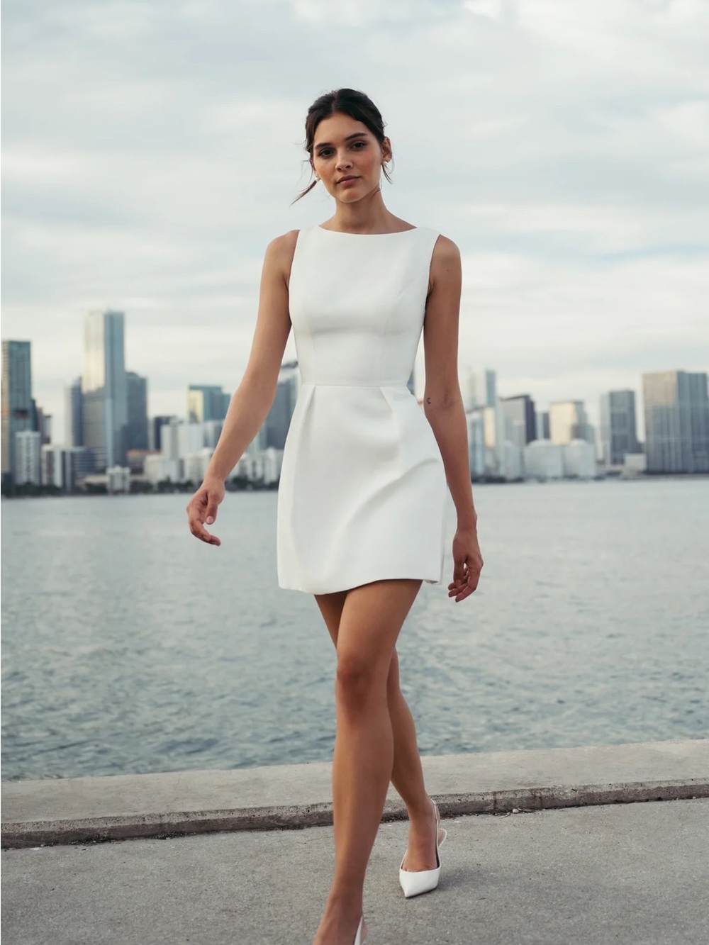Jenny Yoo Jessica Dress in Ivory